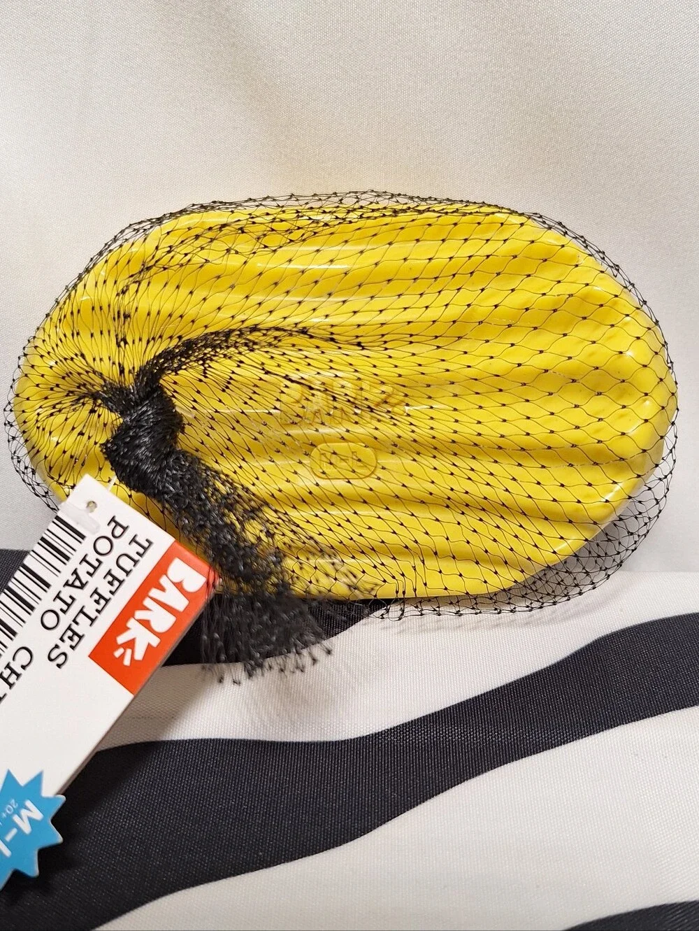 NWT Bark Super Chewer Tuffles Potato Chip Dog Toy M-L